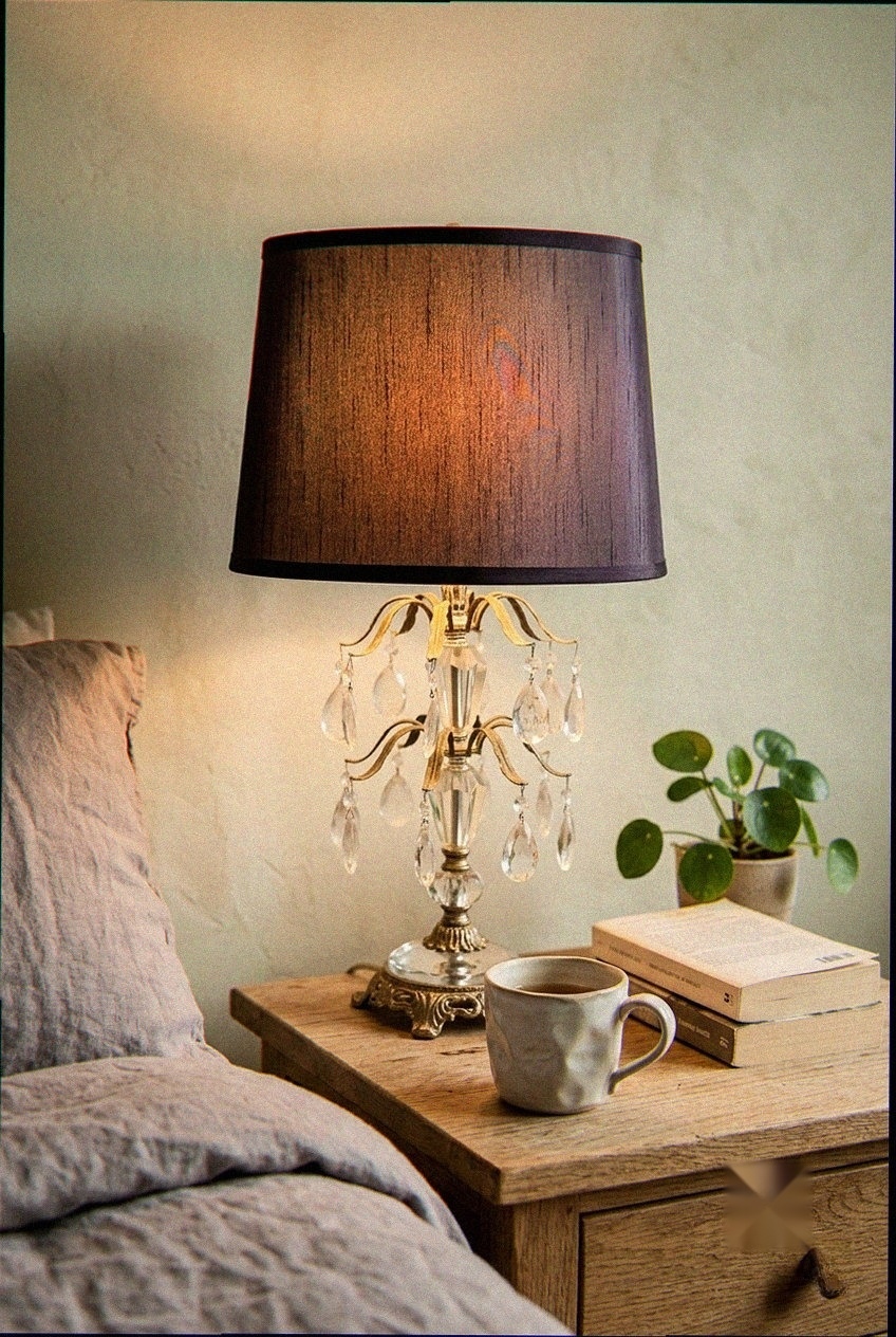 The Art of Bedside Proportions: Styling the Refined Silk Drum Shade