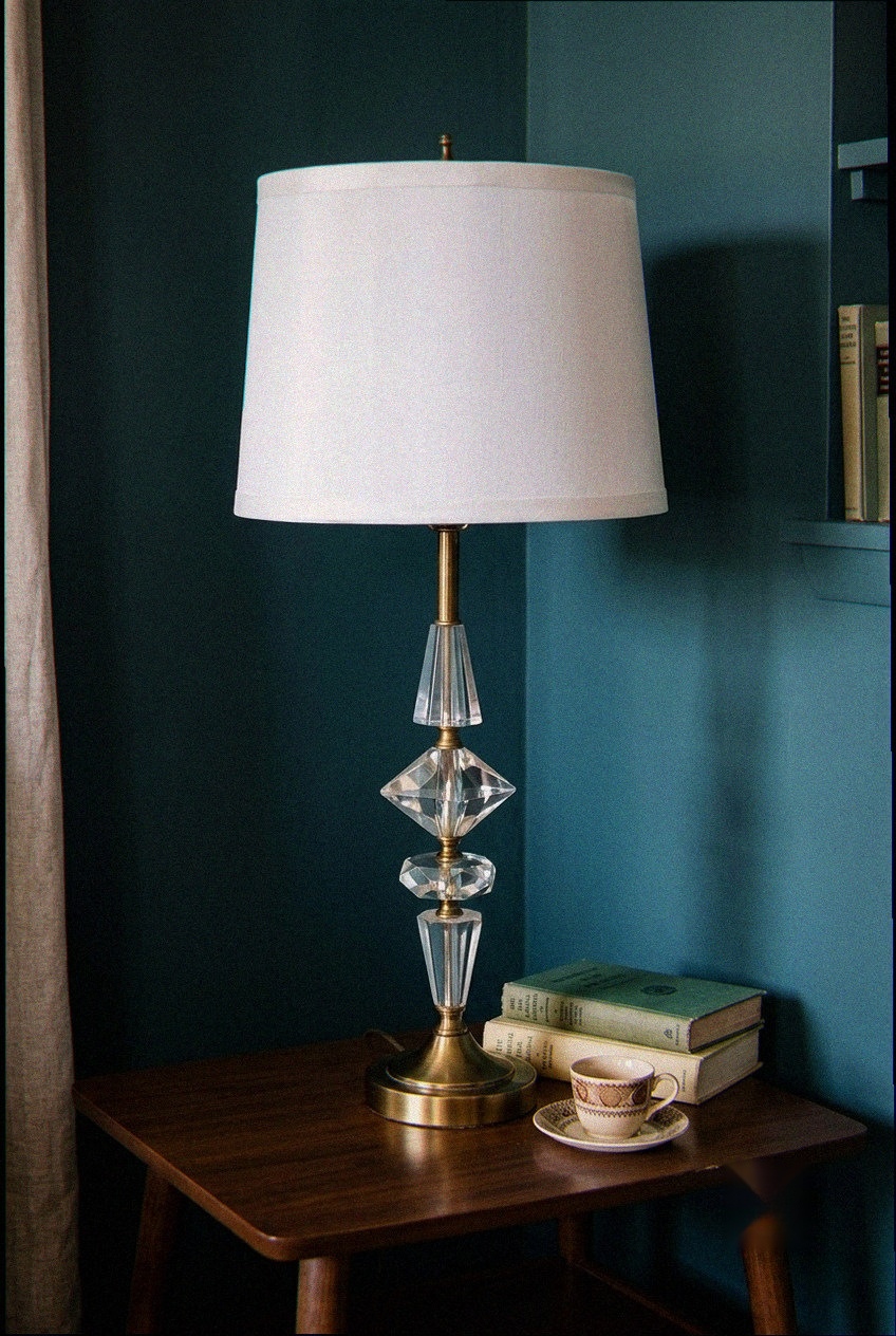 The Art of Bedside Proportions: Styling the Refined Silk Drum Shade