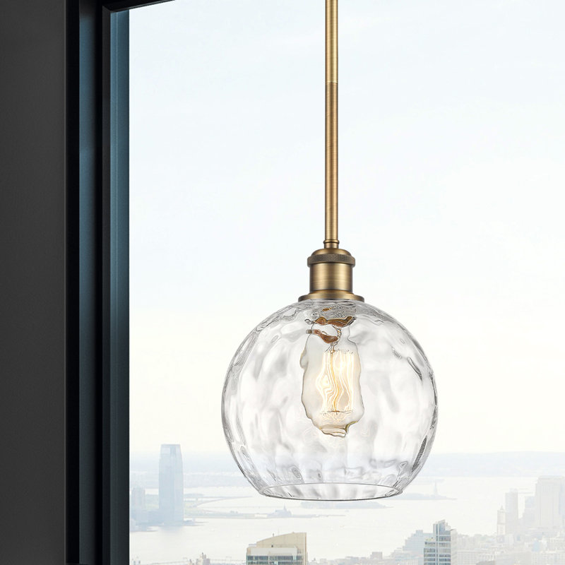 Elevating the Bedroom with a Steel and Glass Pendant Light