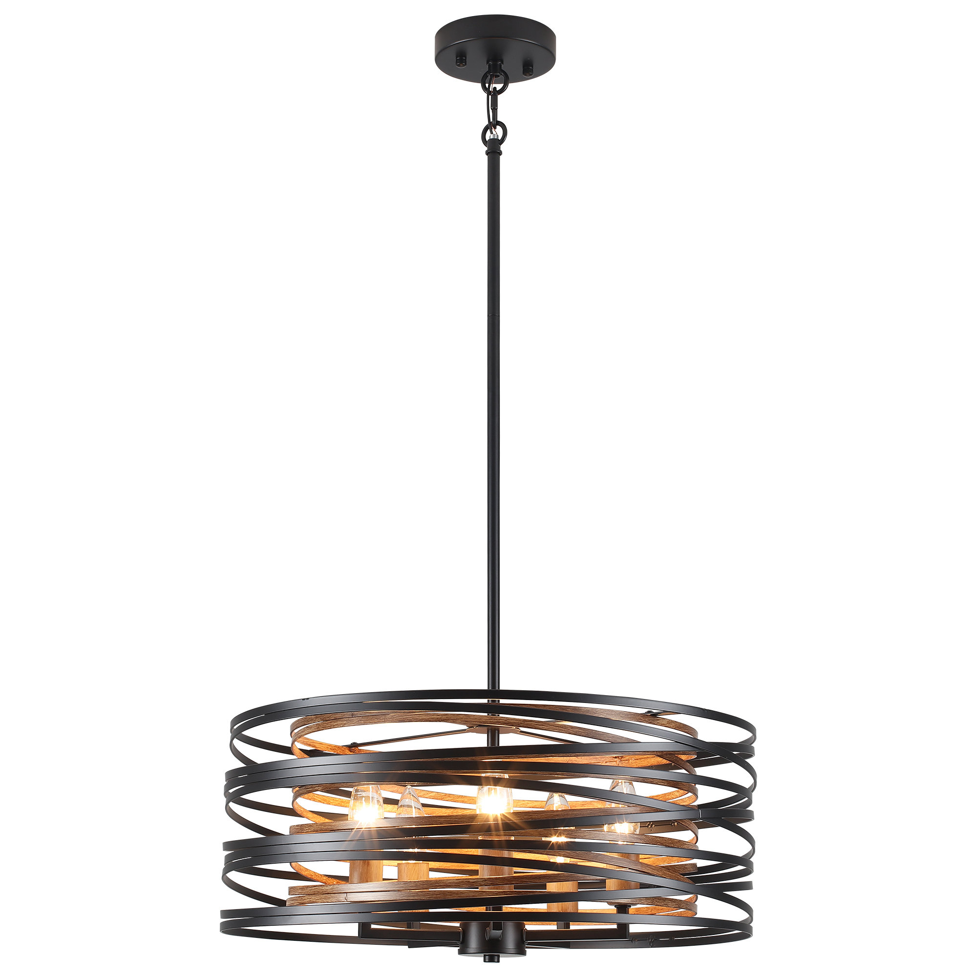The Art of Overhead Warmth: Styling the Farmhouse Mosaic Drum Chandelier in Modern Sleeping Sanctuaries
