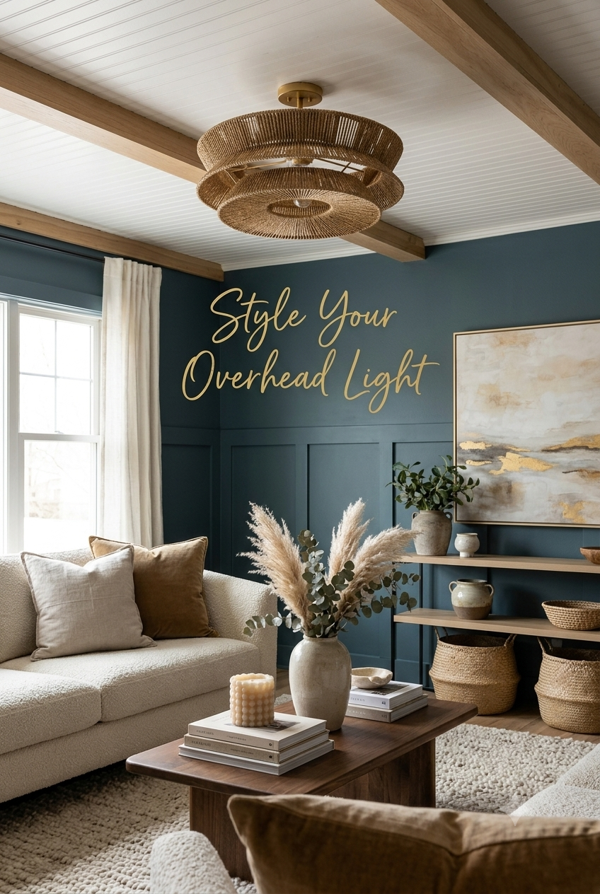 Elevate Your Overhead View: Styling Warm Bohemian Bedroom Light Ceiling Fixtures