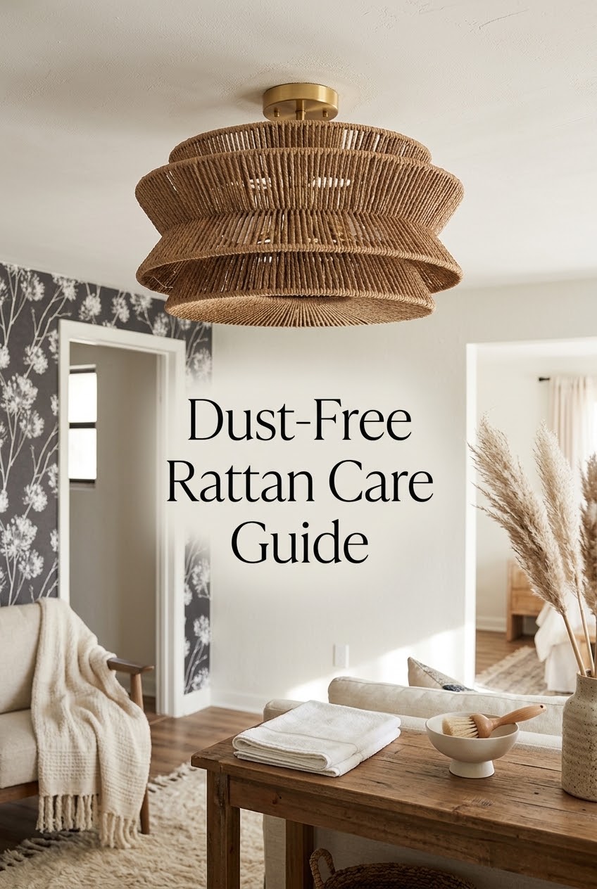 The Art of Pristine Cane: A Designer’s Guide to Cleaning & Maintaining Woven Rattan Light Fixtures