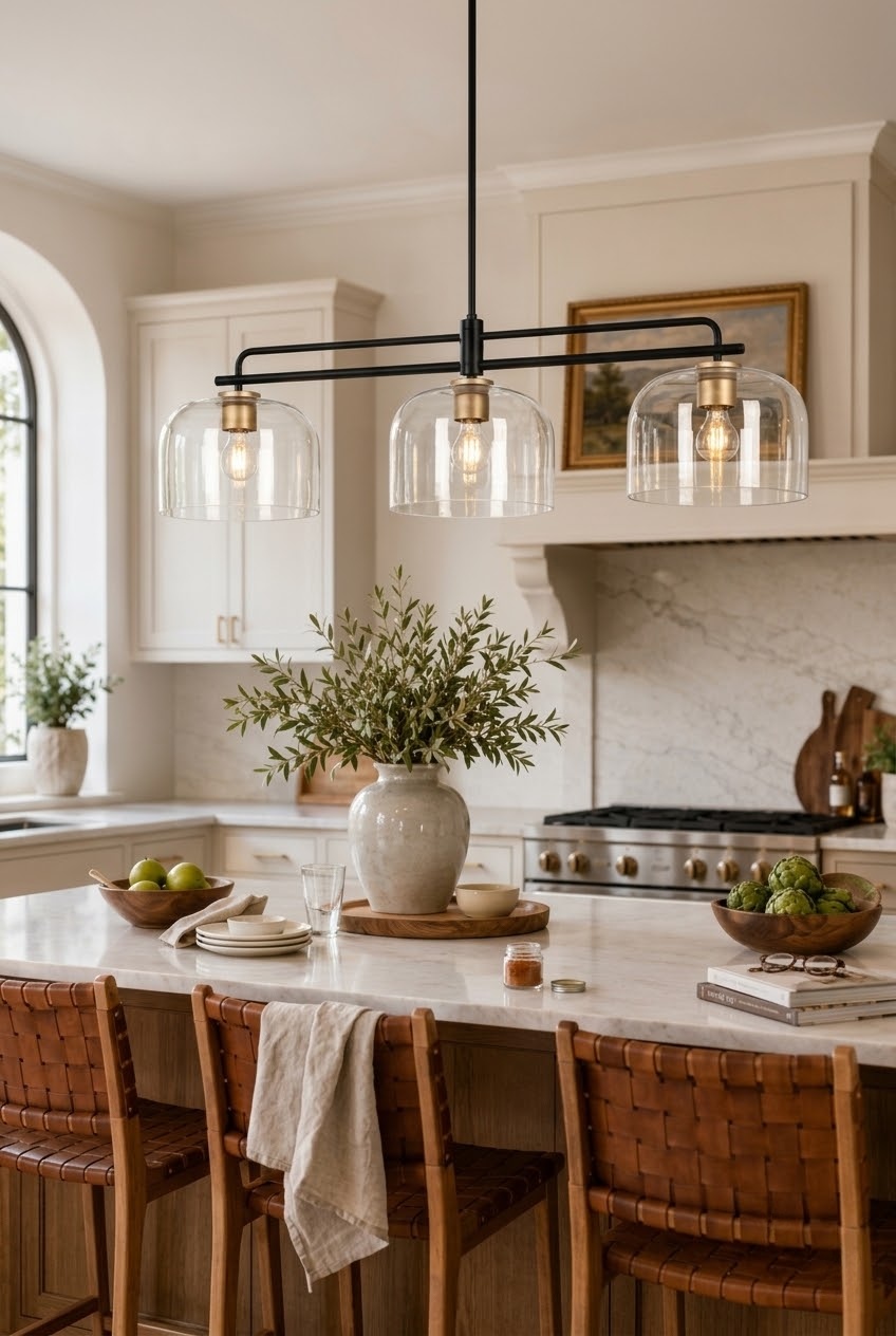 Sculpting Serenity: Styling the Modern Linear Pendant Above the Bed