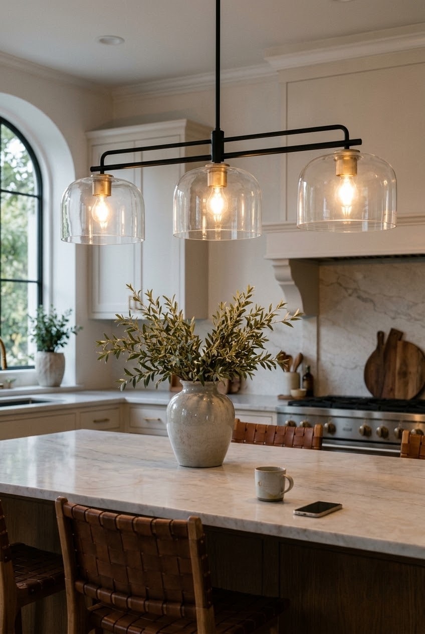 Sculpting Serenity: Styling the Modern Linear Pendant Above the Bed