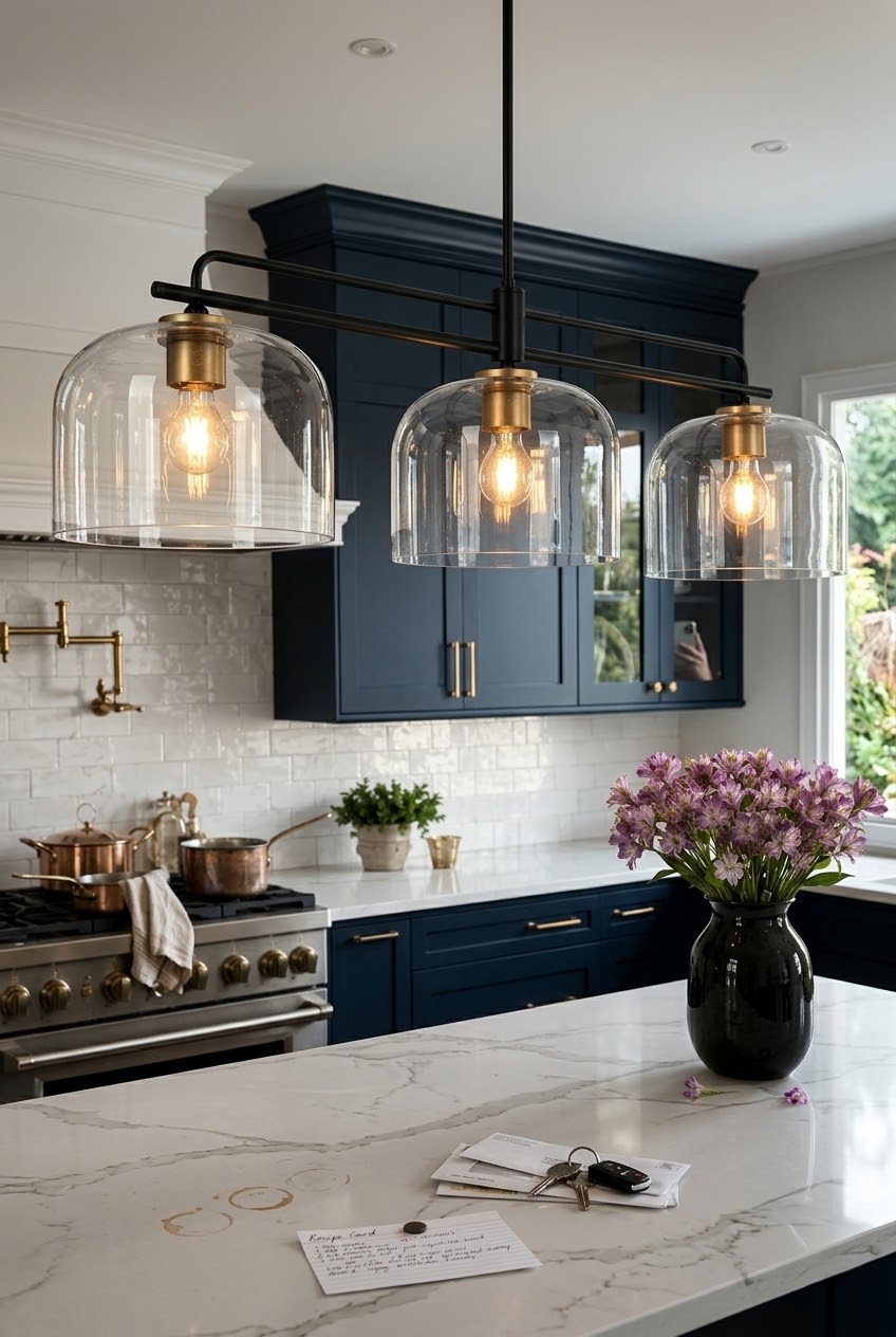 Sculpting Serenity: Styling the Modern Linear Pendant Above the Bed