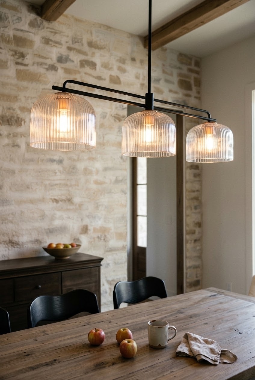 Sculpting Serenity: Styling the Modern Linear Pendant Above the Bed