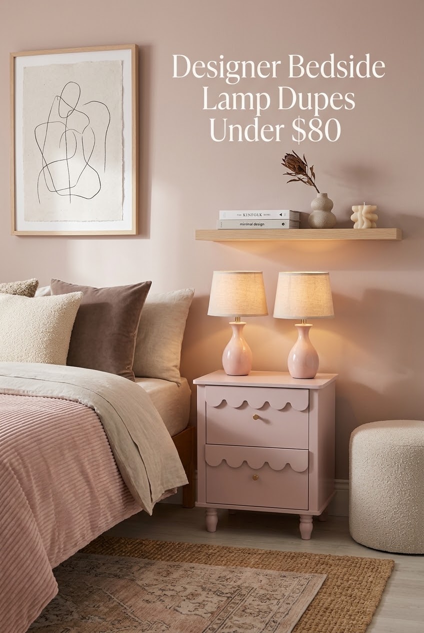 The Art of Restraint: Styling Serene Nightstands With Soft Pink Bedside Accents