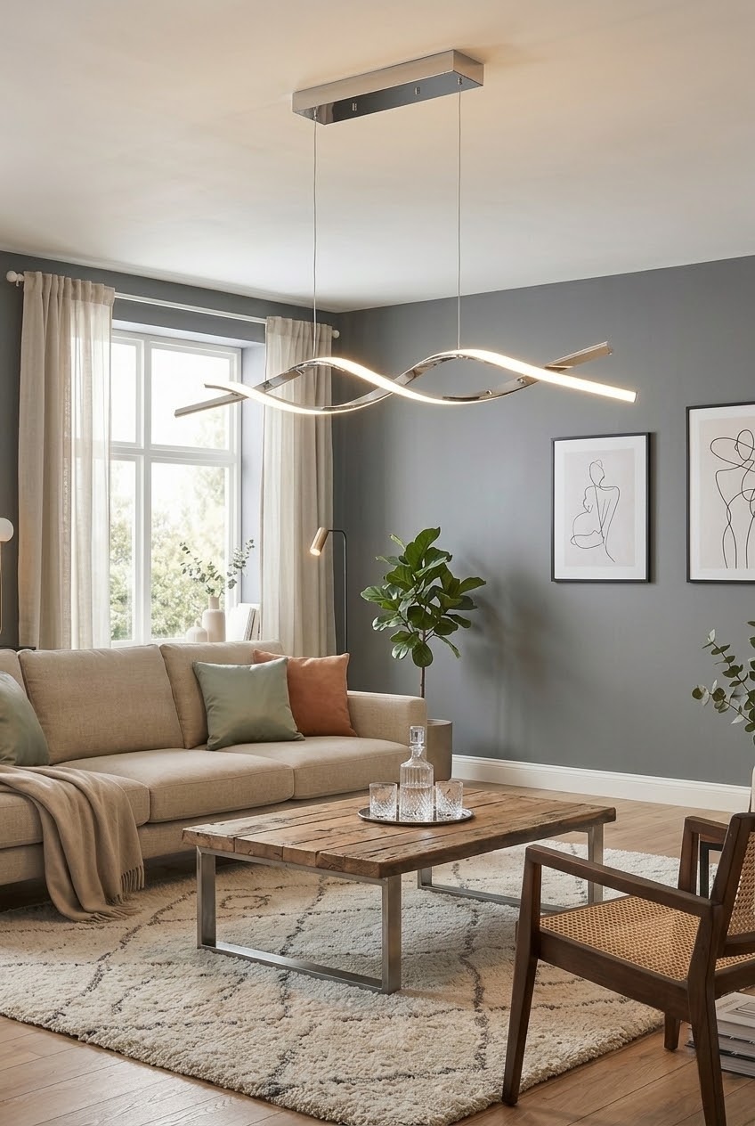 Sculptural Serenity: Styling the Wavy Silhouette in the Modern Bedroom