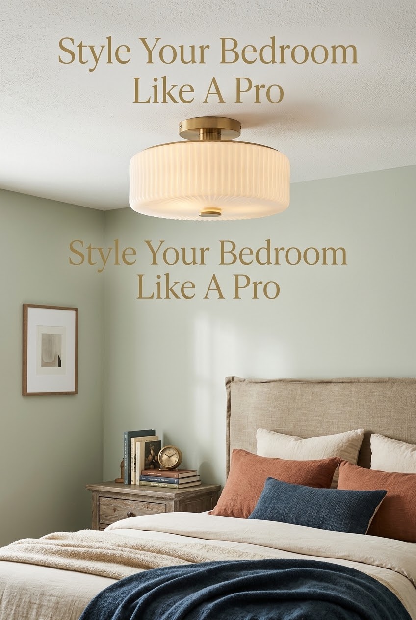 Style Your Bedroom Like a Pro: Mastering Texture with Ribbed Glass Lighting