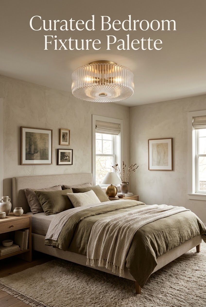 Style Your Bedroom Like a Pro: Mastering Texture with Ribbed Glass Lighting