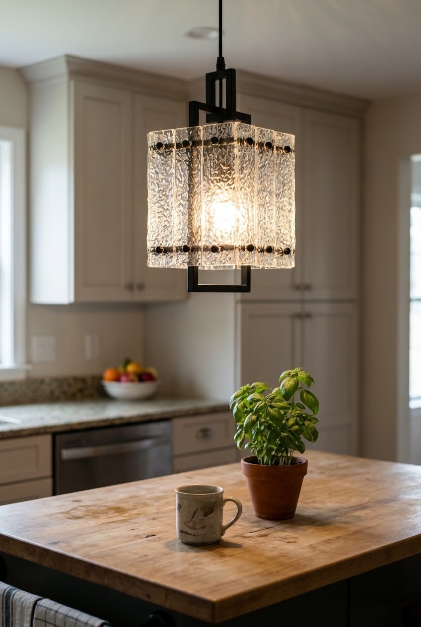 Elevating Bedside Elegance: How to Style a Black Glass Bedroom Pendant Light